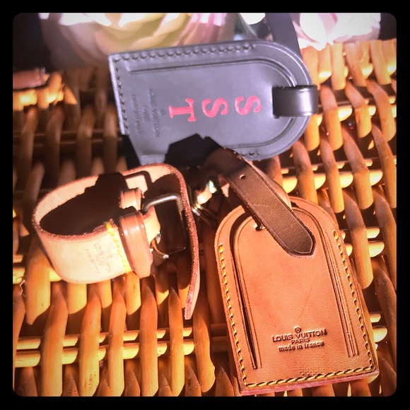 Handbags - Authentic Louis Vuitton Luggage Tag and Strap